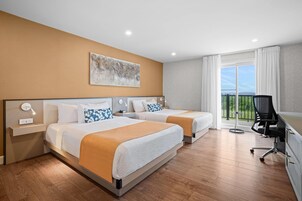 Room, 2 Queen Beds, Non Smoking, Balcony (Garden Side) | Premium bedding, individually decorated, individually furnished, desk