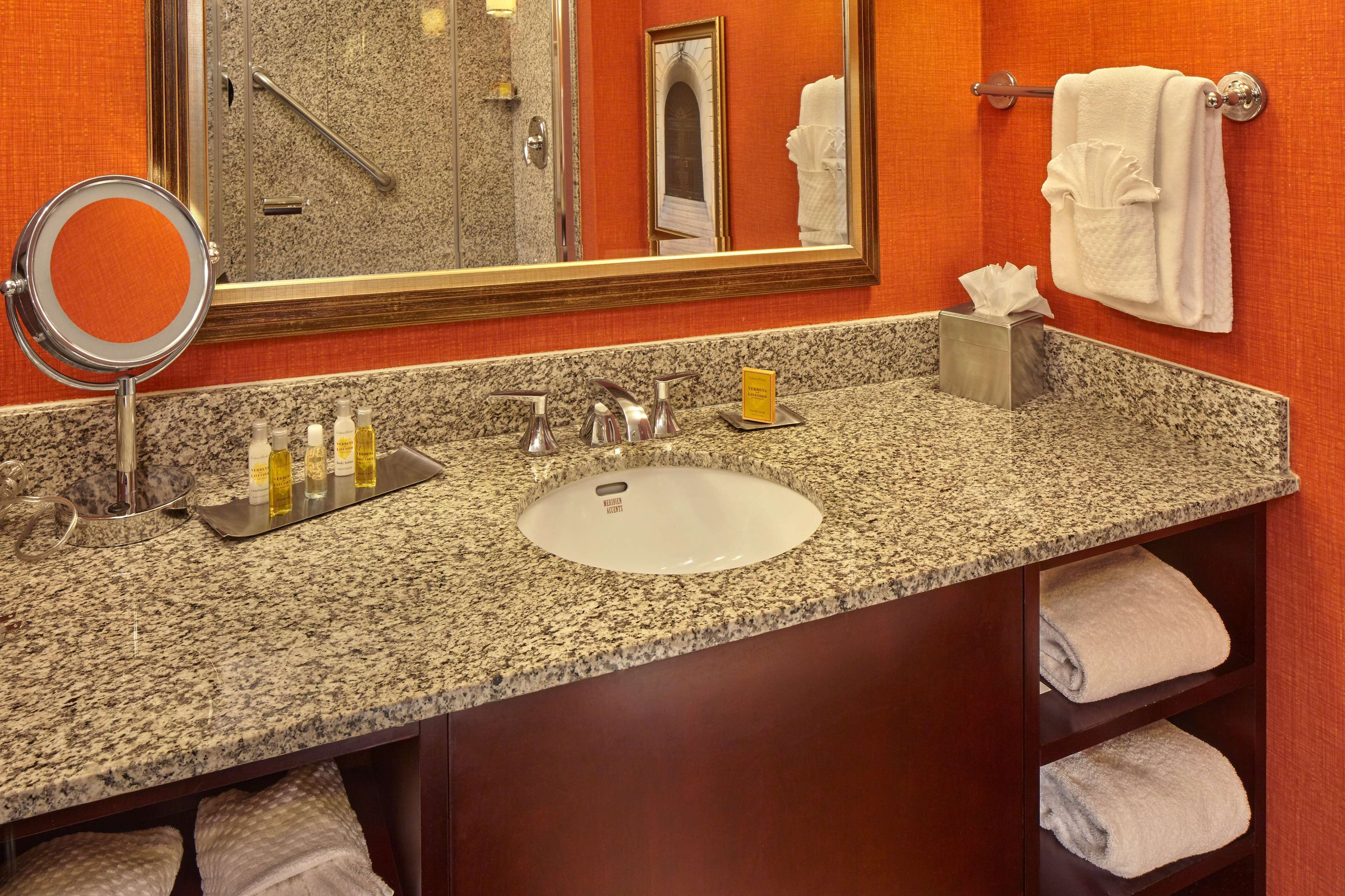 free toiletries, hair dryer, towels