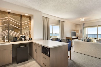 Presidential Suite, 1 King Bed, Non Smoking | Private kitchen | Fridge, microwave, coffee/tea maker at Embassy Suites by Hilton Monterey Bay Seaside