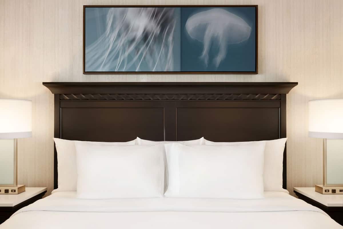 In-room safe, desk, laptop workspace, iron/ironing board