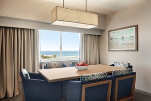 Presidential Suite, 1 King Bed, Non Smoking | Living area | 55-inch TV with cable channels, Netflix, pay movies