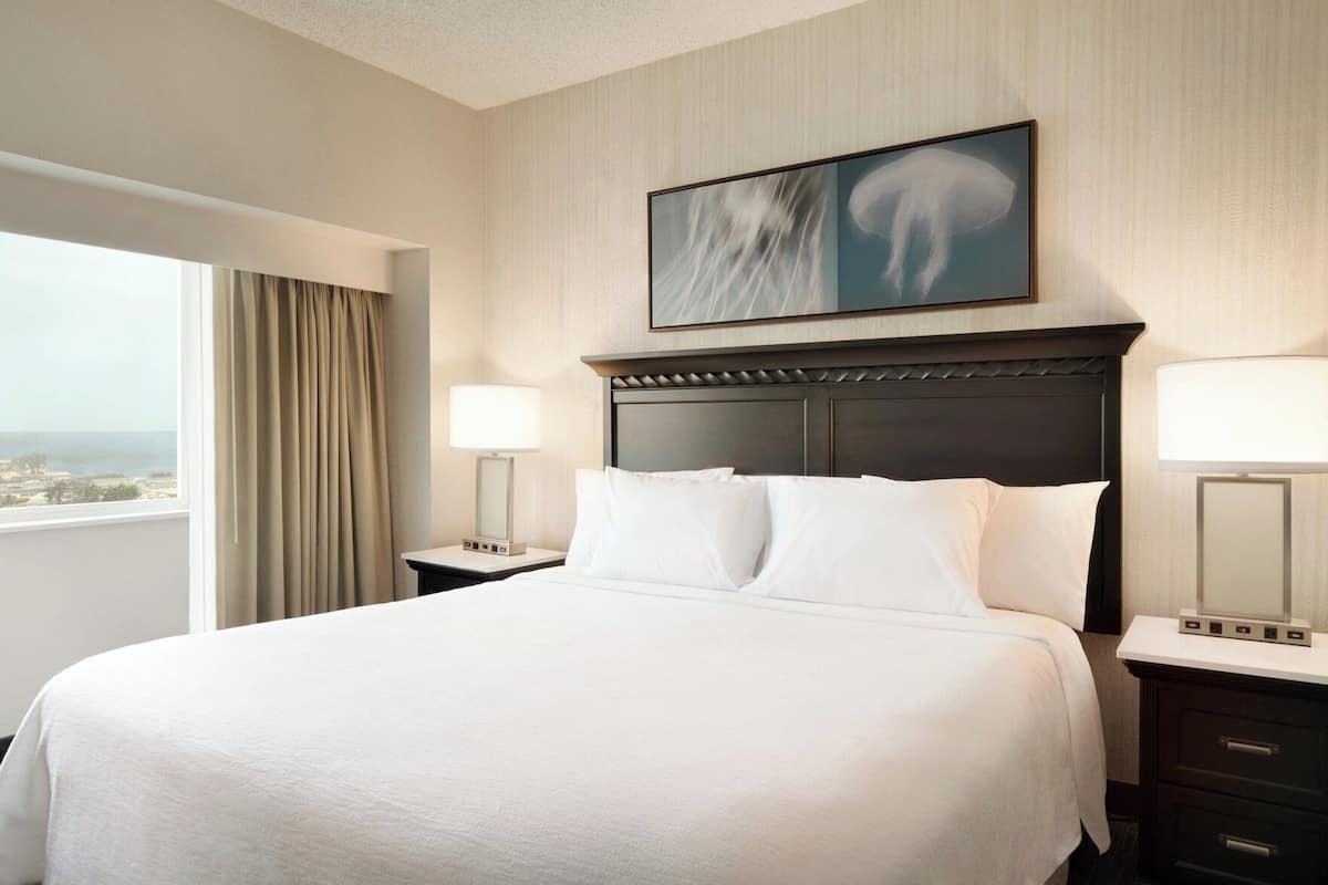 In-room safe, desk, laptop workspace, iron/ironing board