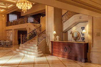 Hotel entrance and lobby at The Plaza - A Fairmont Managed Hotel