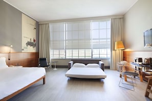Hypo-allergenic bedding, down duvets, minibar, in-room safe
