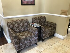 Lobby sitting area