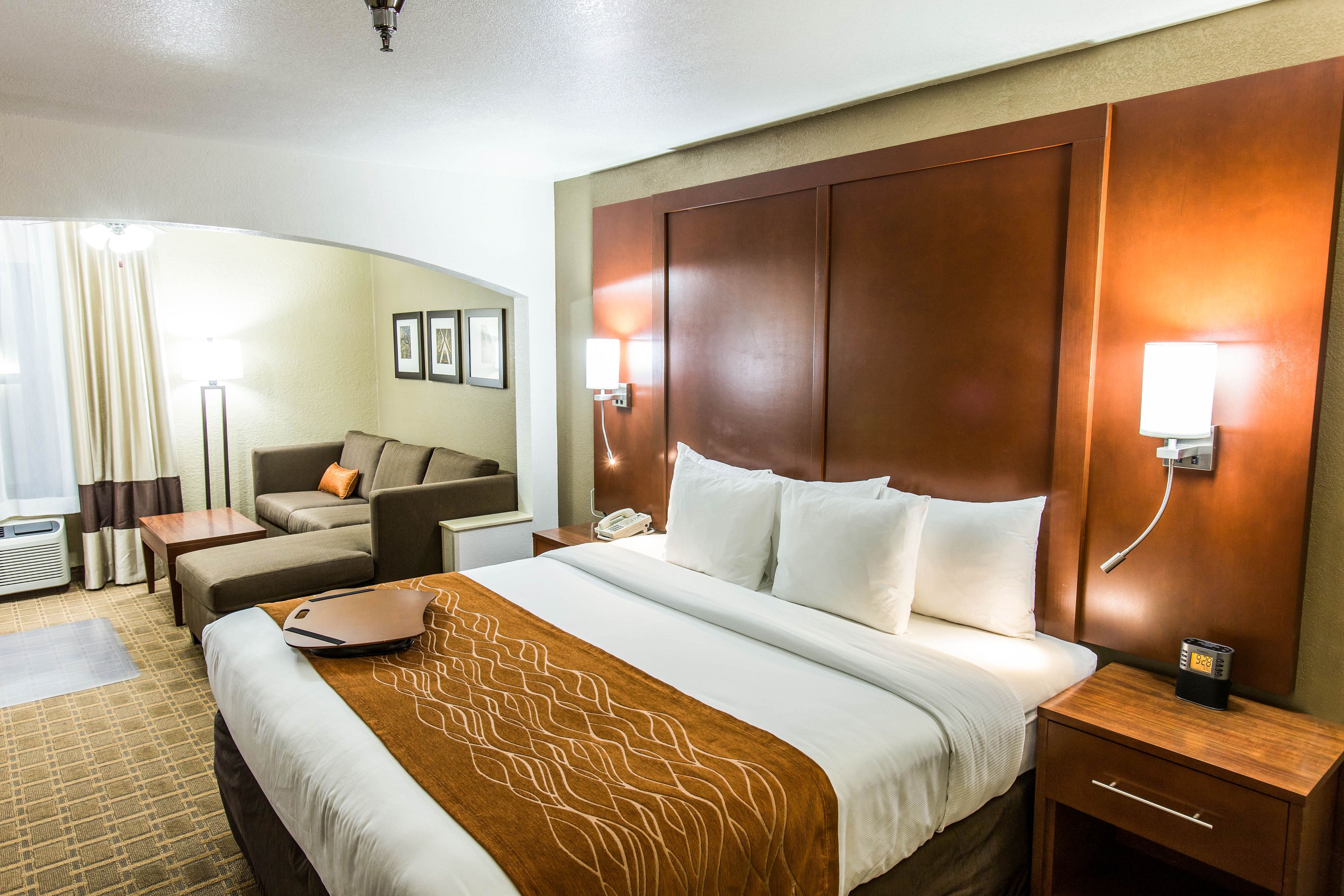 executive suite, 1 king bed with sofa bed, non smoking | in-room safe, blackout curtains, iron/ironing board