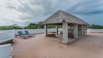 Uitzicht vanuit accommodatie