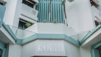 Voorkant van accommodatie