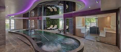 Couples treatment rooms, sauna, steam room, Turkish bath