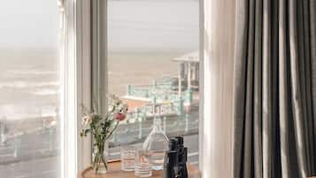 Superior Double Room, Sea View | Egyptian cotton sheets, premium bedding, minibar, in-room safe