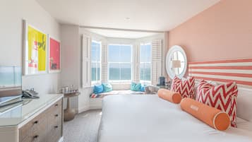 Superior Double Room, Sea View | Egyptian cotton sheets, premium bedding, pillow-top beds, minibar