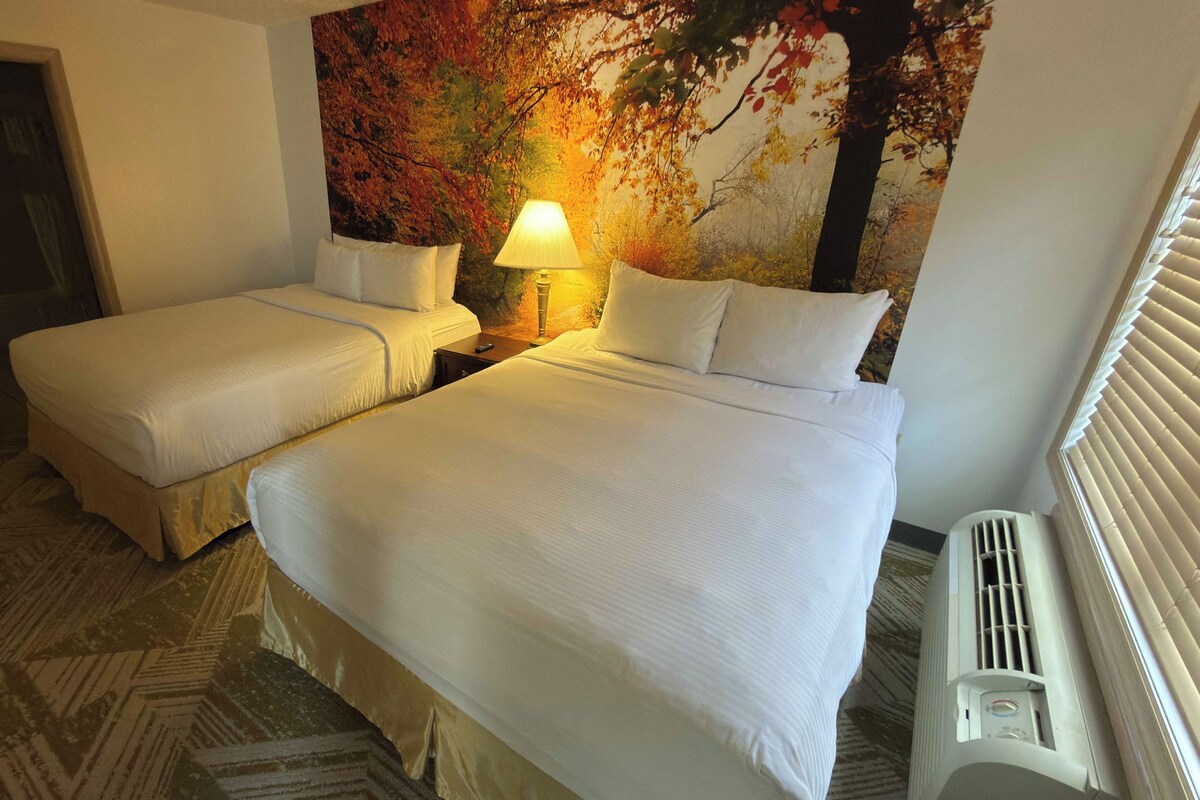 Deluxe Suite, 2 Queen Beds, Non Smoking | In-room safe, iron/ironing board, WiFi (free), individually furnished