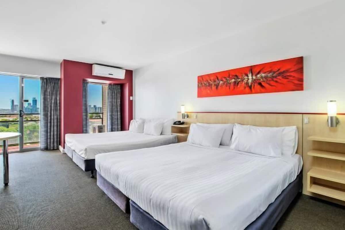 Desk, iron/ironing board, free WiFi, bed sheets