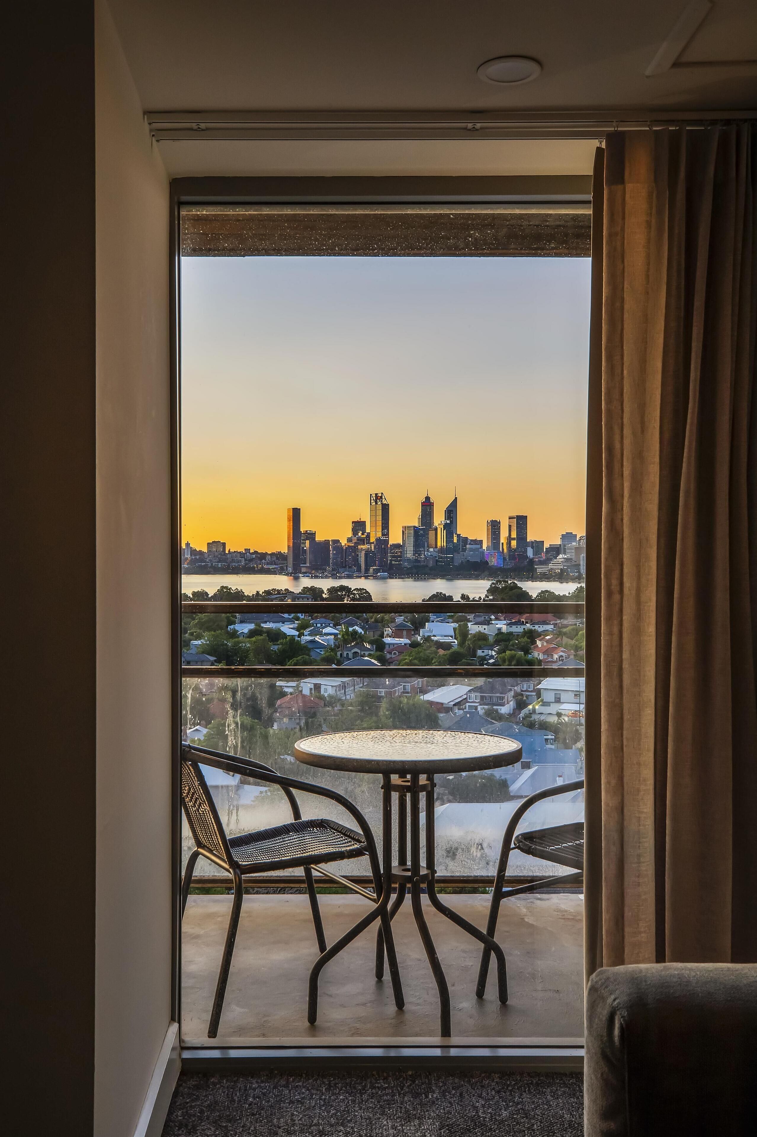 Superior-Zimmer, Balkon, Flussblick | Ausblick vom Zimmer