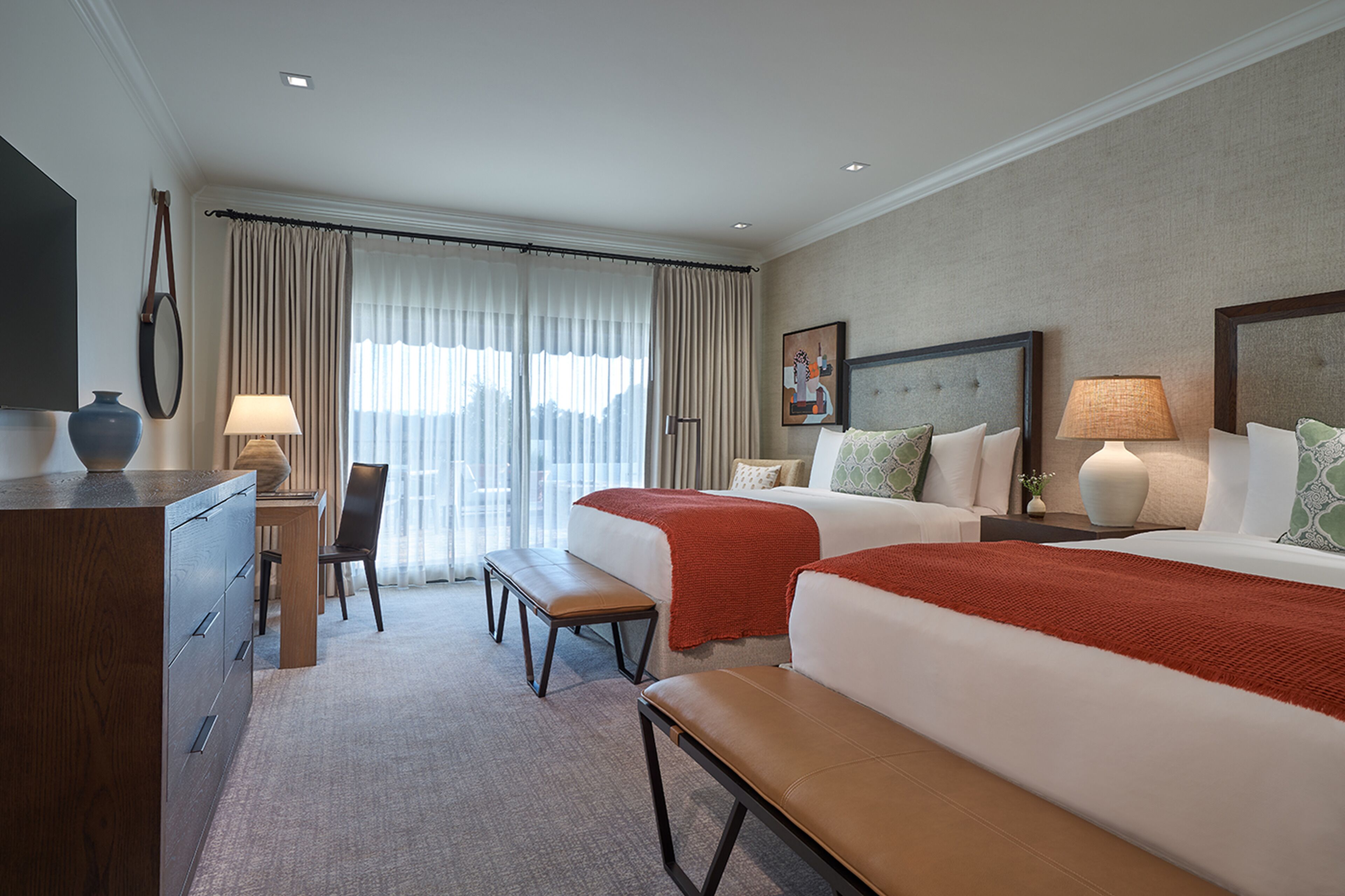 Suite | Lakens van Egyptisch katoen, luxe beddengoed, pillowtop-bedden