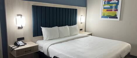 Free WiFi, bed sheets