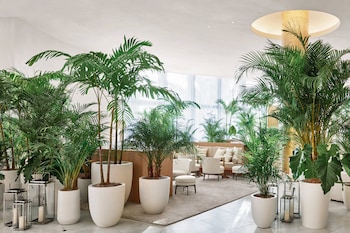 Hotel entrance and lobby at The Miami Beach EDITION