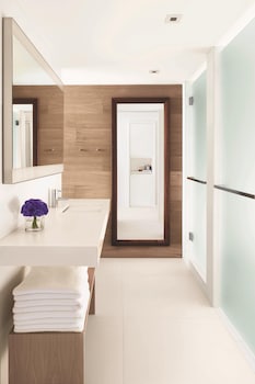 Designer toiletries, hair dryer, bathrobes, towels at The Miami Beach EDITION