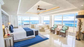 Premium bedding, free minibar, in-room safe, blackout drapes