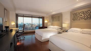 Premium bedding, minibar, in-room safe, desk