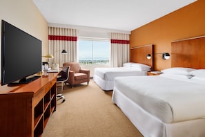 Premium bedding, pillowtop beds, in-room safe, desk