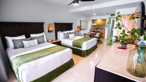 Deluxe Junior Suite Vista Marina | 1 habitación, ropa de cama de alta calidad y edredón 