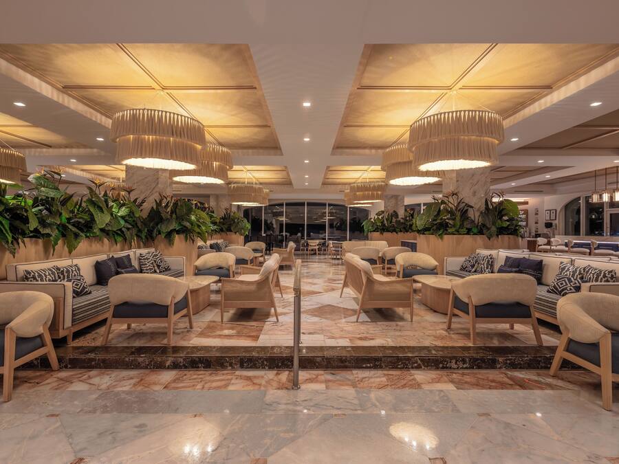 Sitteområde i lobbyen