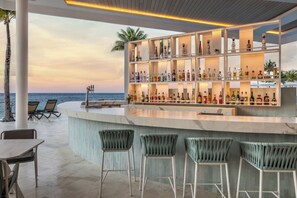Poolside bar