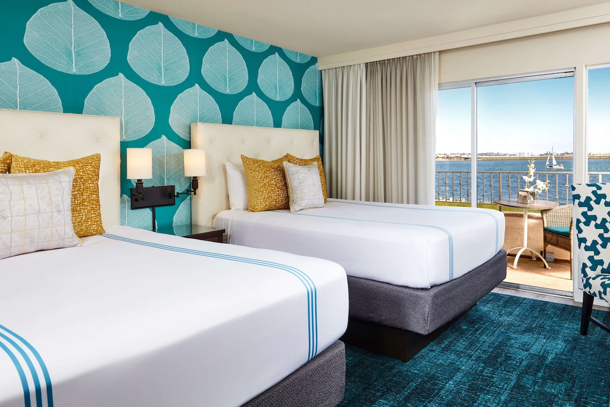 Bayview Two Queen | Premium bedding, minibar, in-room safe, individually decorated