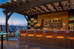 Poolside bar