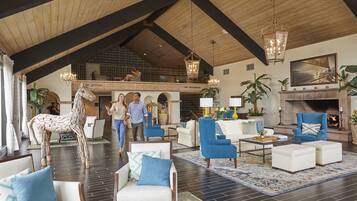 Sala de estar en el lobby