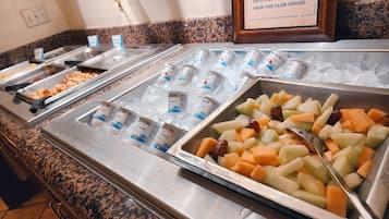 Free daily self-serve breakfast