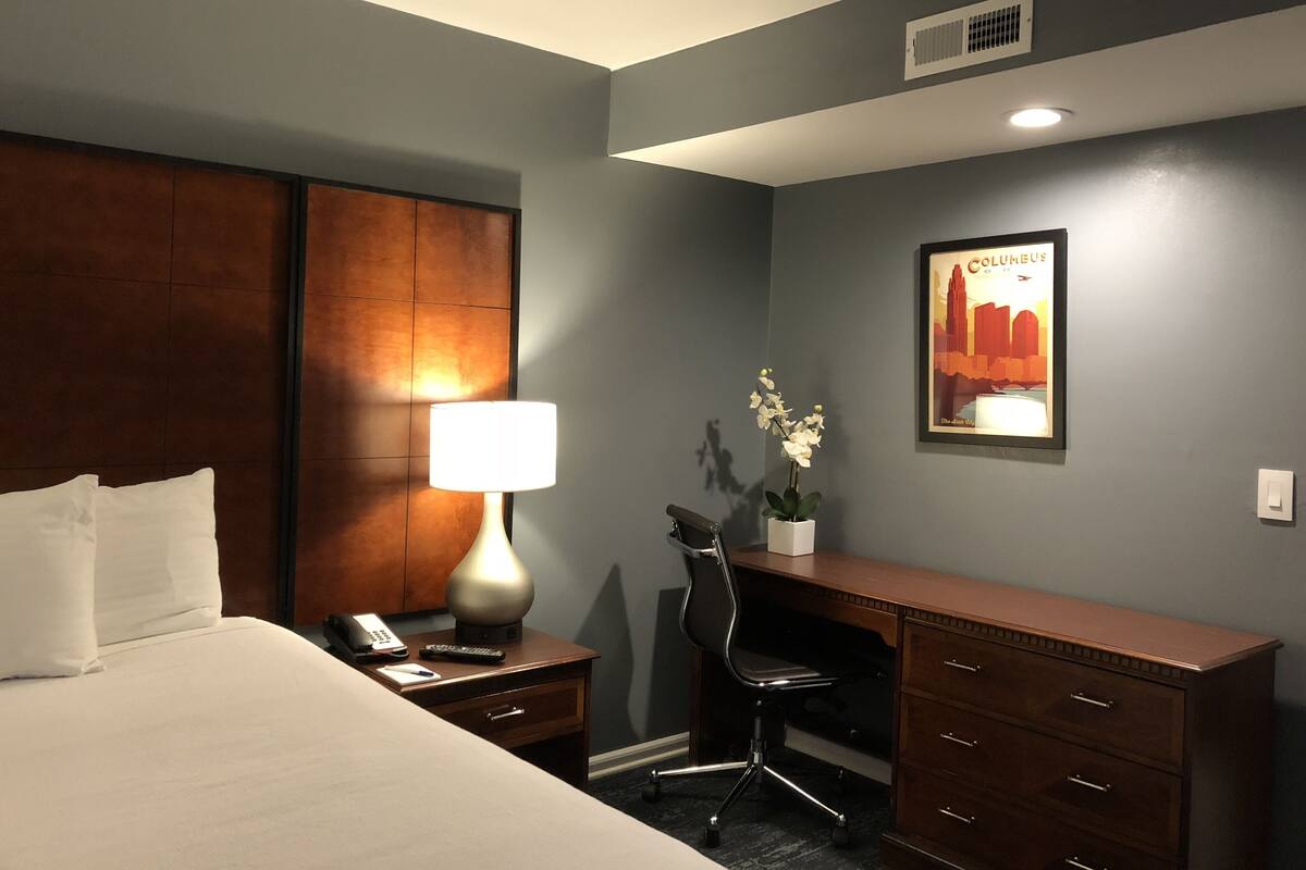 Suíte com design assinado, 1 cama King, para não fumantes, cozinha