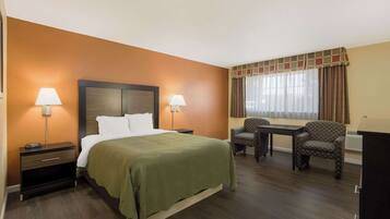 Premium bedding, in-room safe, blackout curtains, iron/ironing board