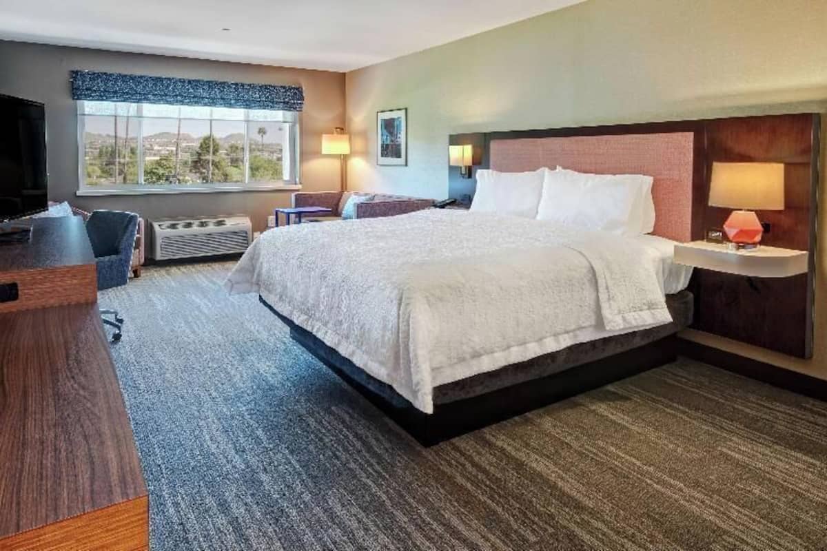 Premium bedding, pillow-top beds, in-room safe, desk