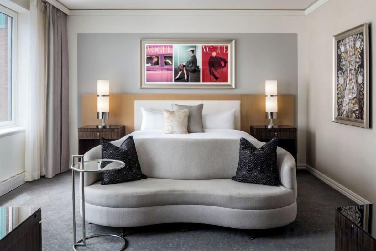 Ropa de cama de alta calidad, edredón, camas Select Comfort y minibar 