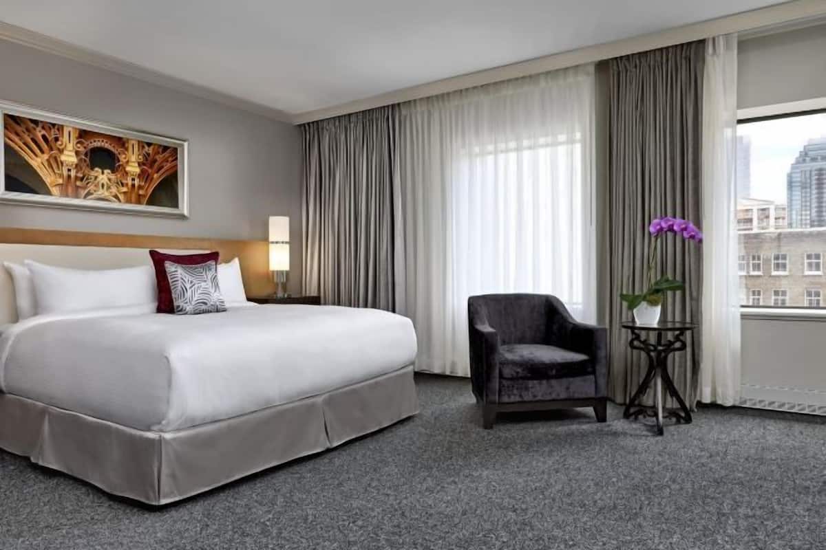 1 chambre, literie de qualité supérieure, couette en duvet d'oie
