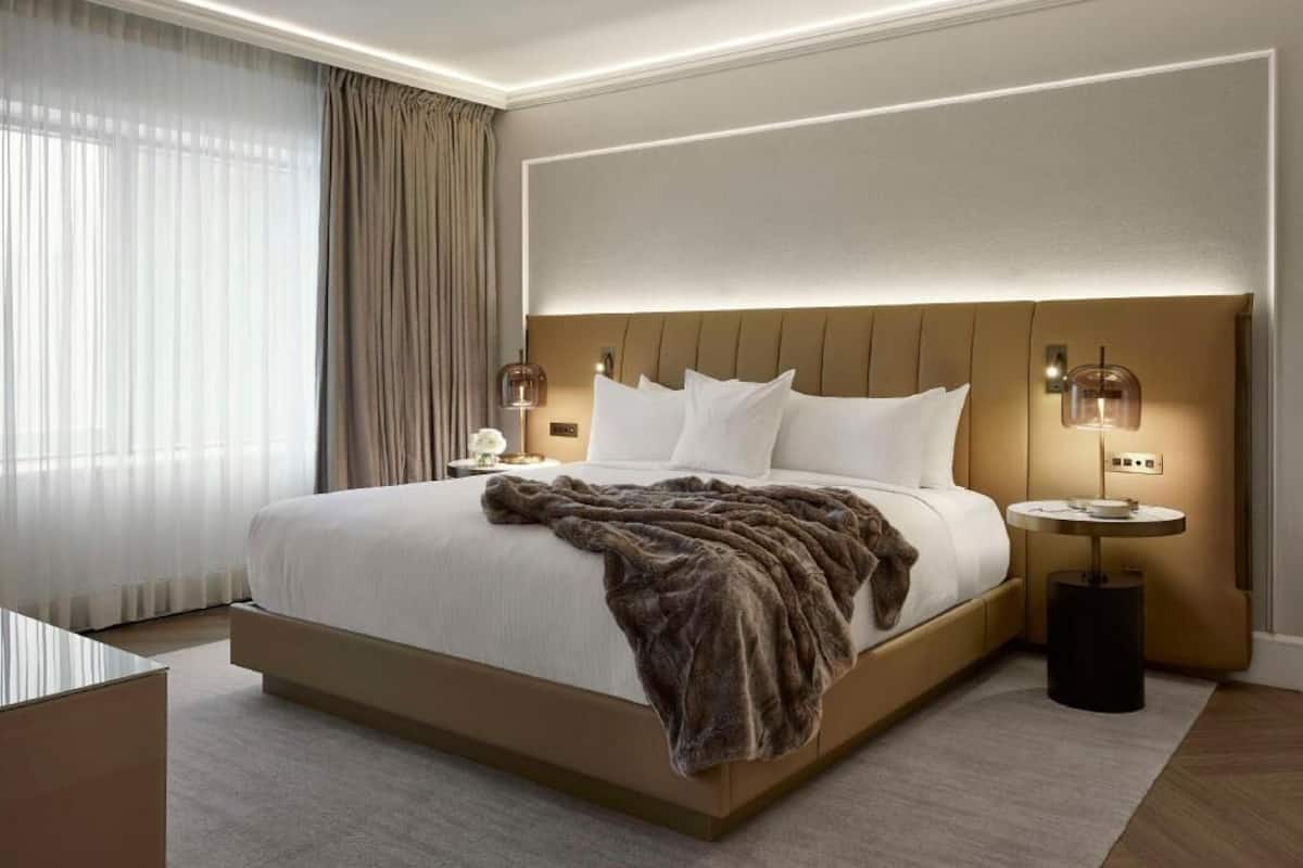 Premium bedding, down comforters, Select Comfort beds, minibar