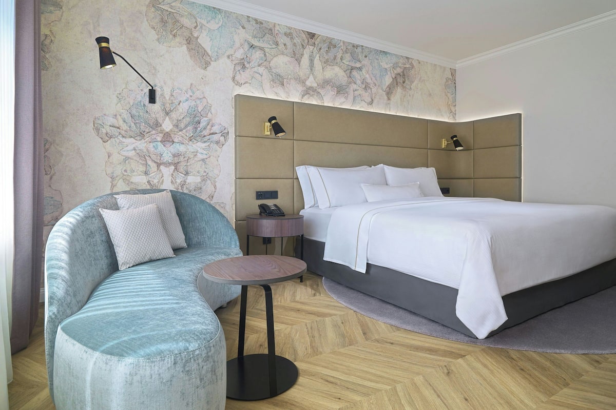 1 habitación y ropa de cama de alta calidad