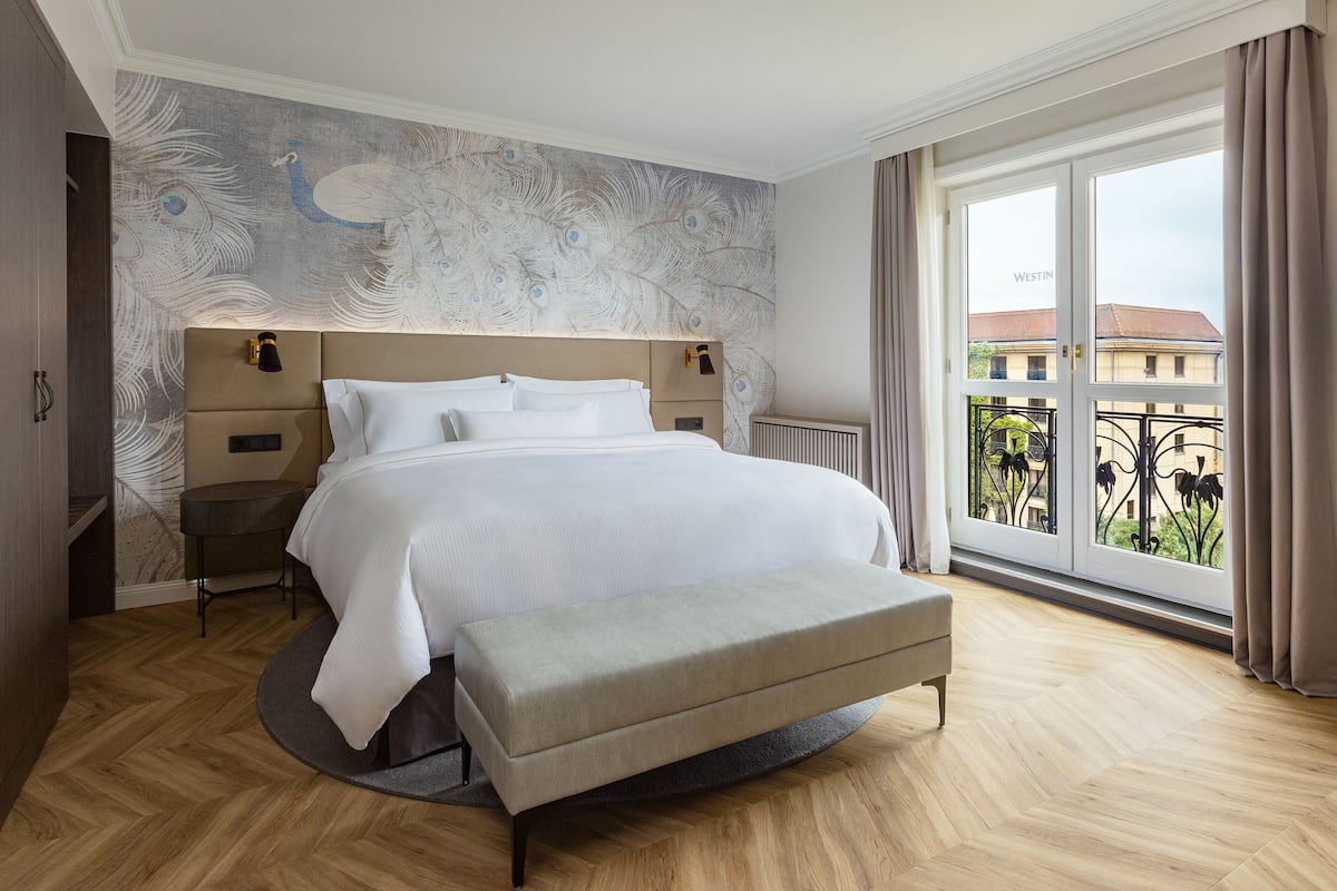 1 habitación y ropa de cama de alta calidad