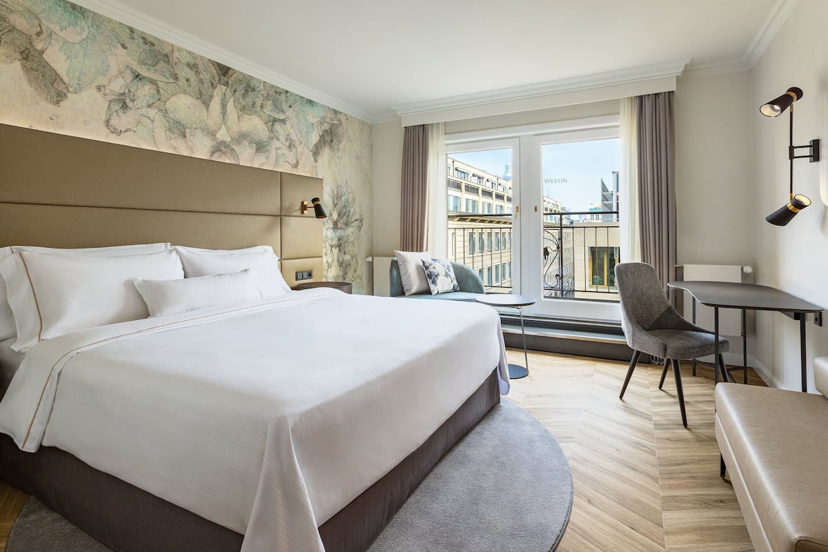 1 habitación y ropa de cama de alta calidad