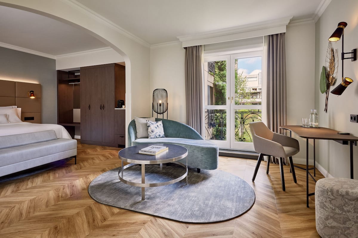 Junior Suite, 1 King Bed | Living room | LED TV
