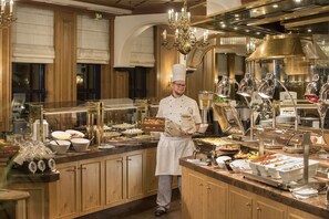 Daily buffet breakfast (EUR 24 per person)