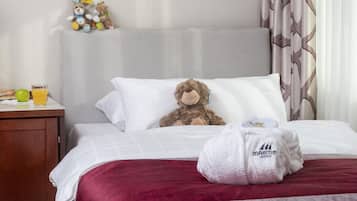Suite familiare | 1 camera, biancheria da letto ipoallergenica, una cassaforte in camera