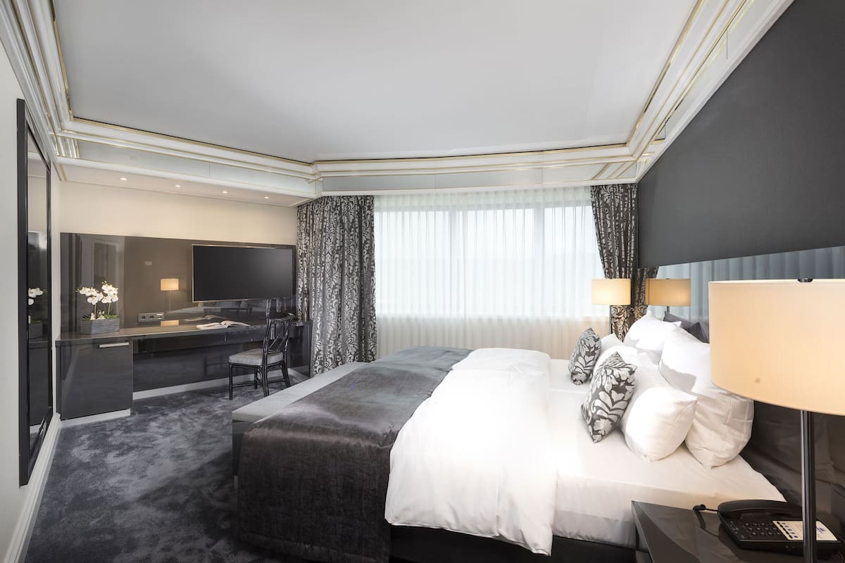 Luxe suite | 1 slaapkamer, hypoallergeen beddengoed, een kluis op de kamer