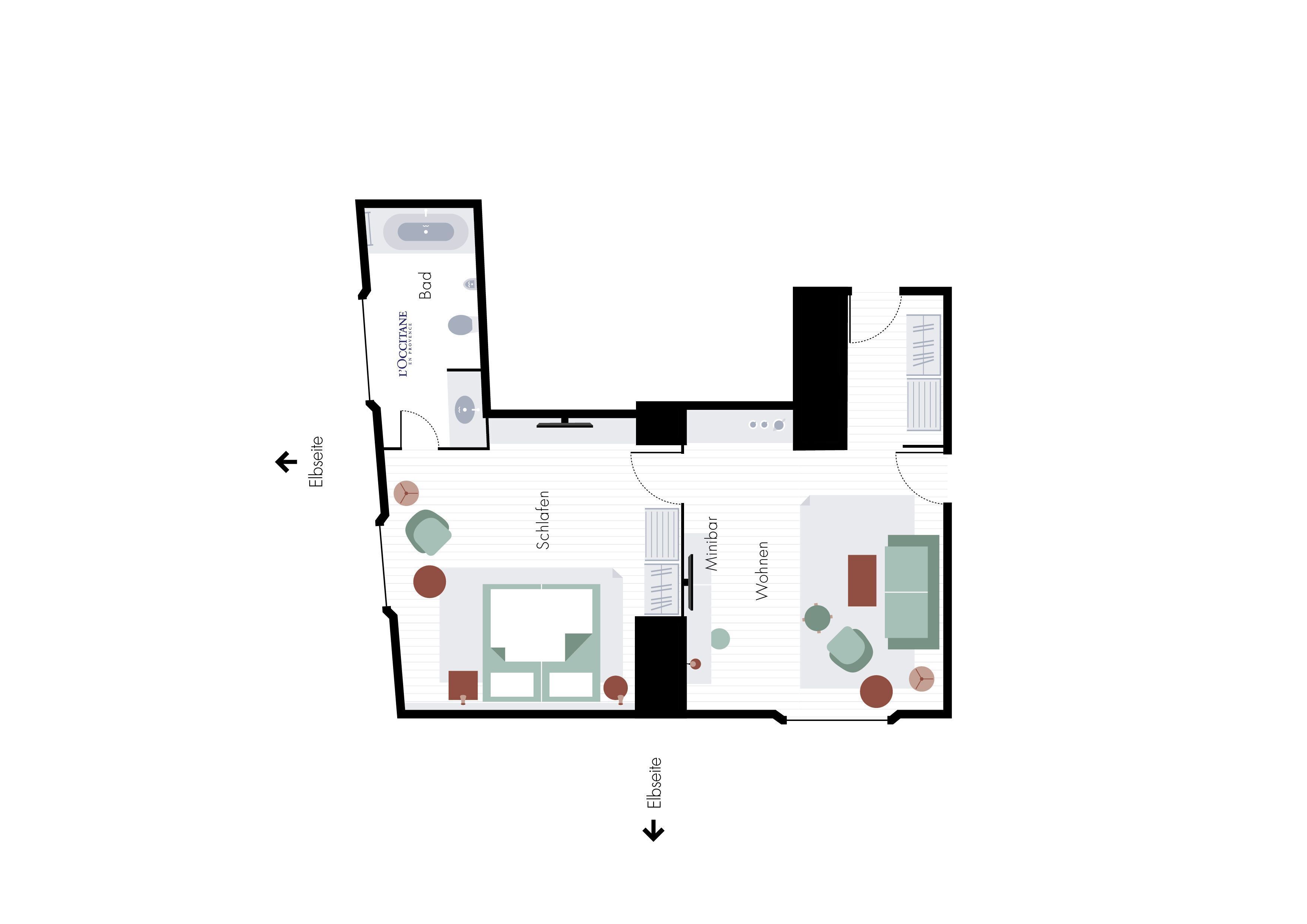 Bellevue Suite | Premium bedding, minibar, in-room safe, individually decorated