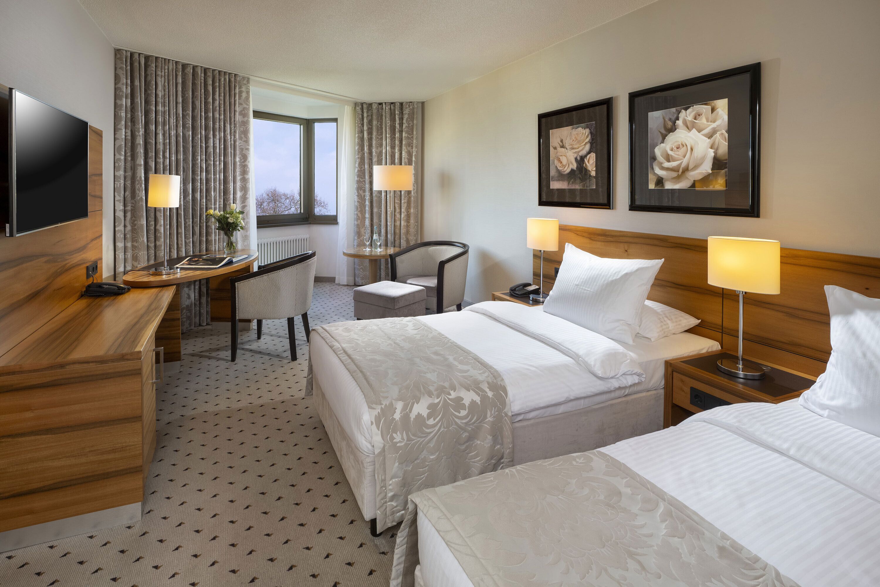 premium bedding, in-room safe, desk, iron/ironing board