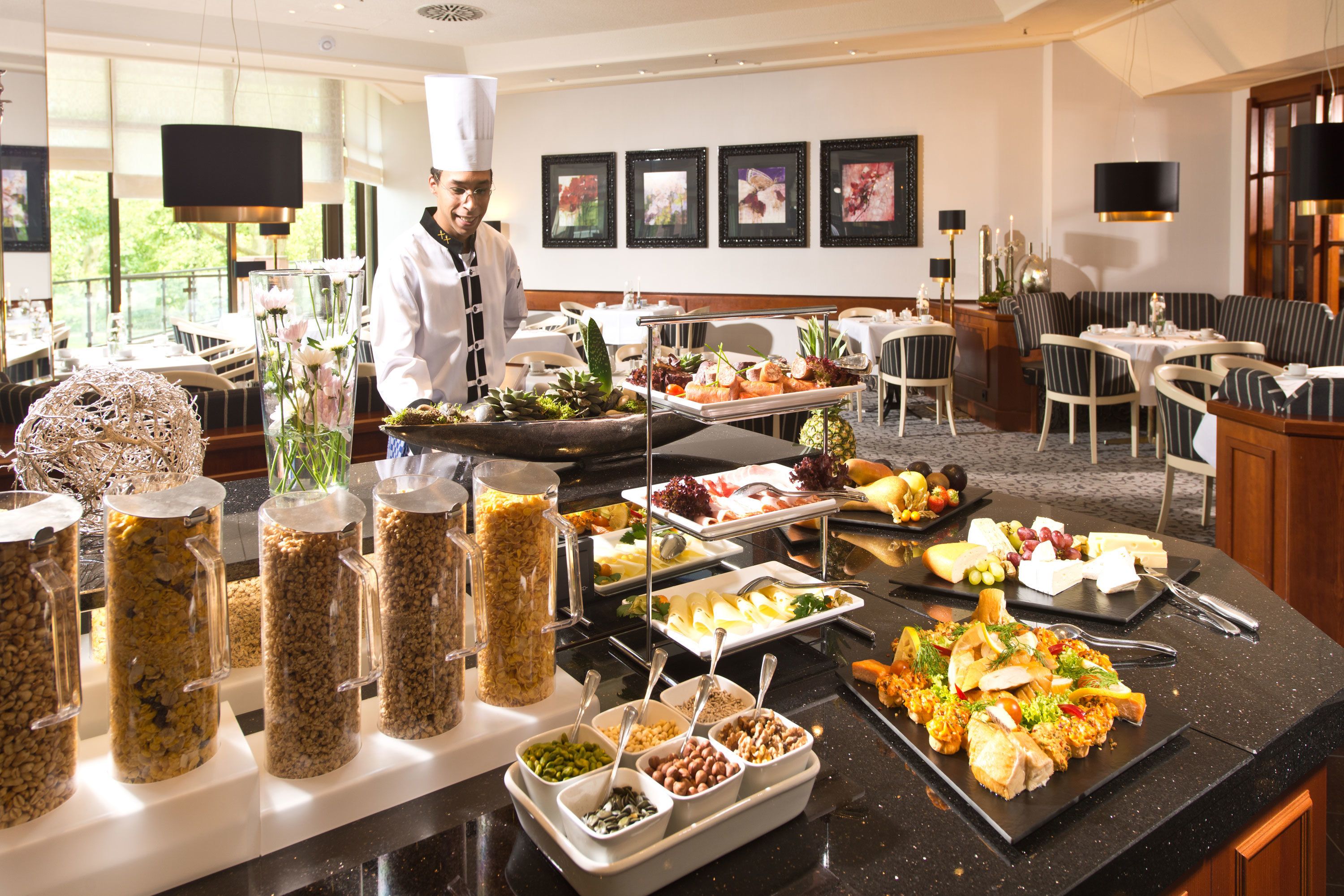 Daily buffet breakfast (EUR 23 per person)