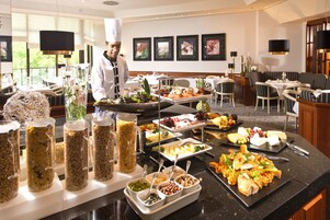 Daily buffet breakfast (EUR 23 per person)