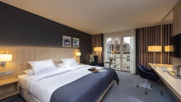 Superior-Doppelzimmer | Hochwertige Bettwaren, Zimmersafe, schallisolierte Zimmer